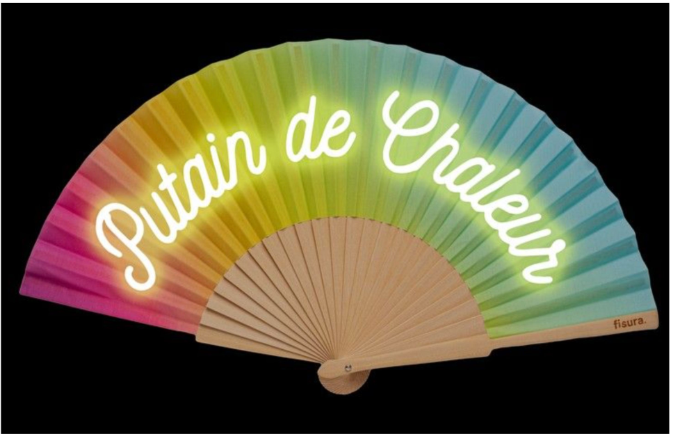 Eventail P***** de chaleur Rainbow Phosphorescente