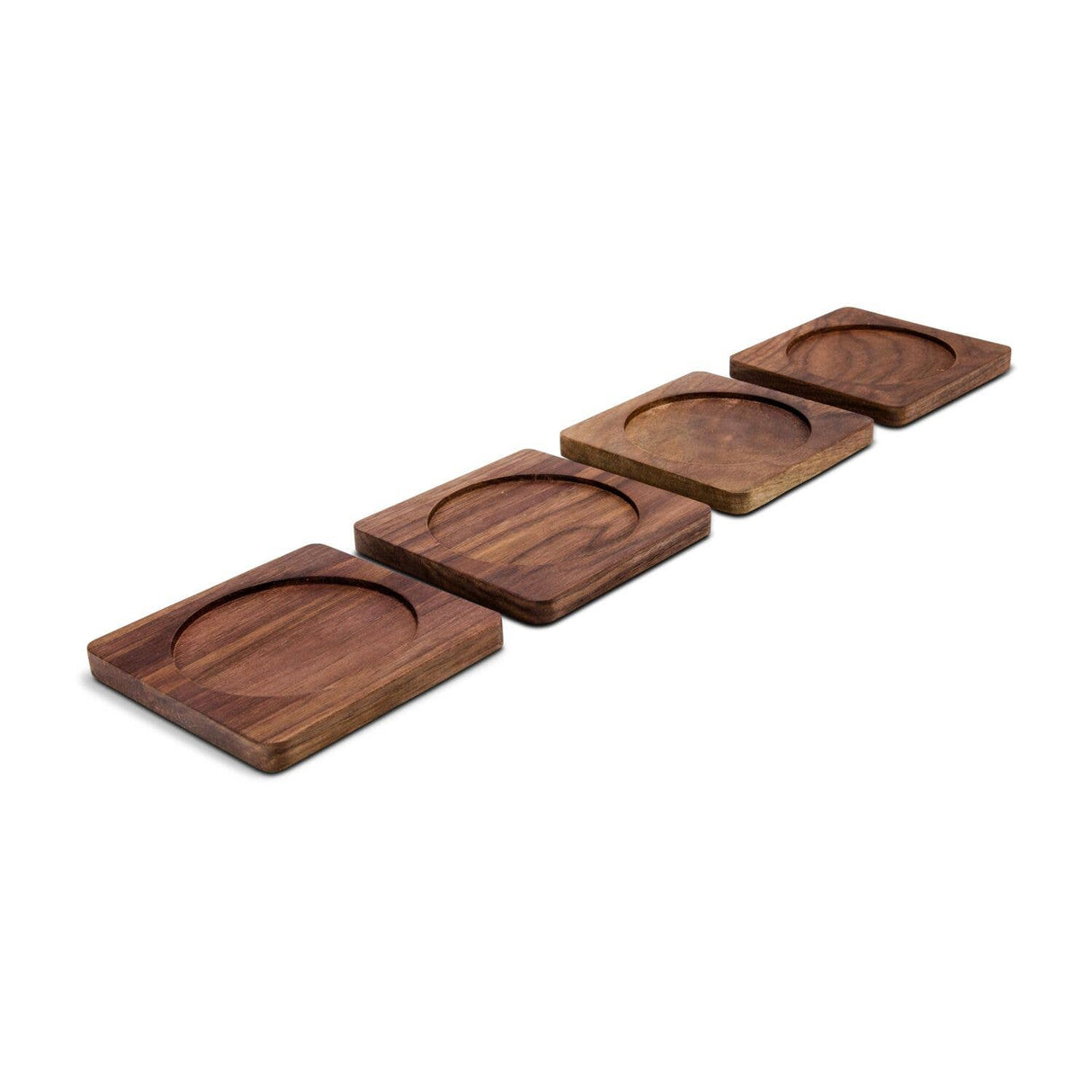 Sous-verres en bois (lot de 4)