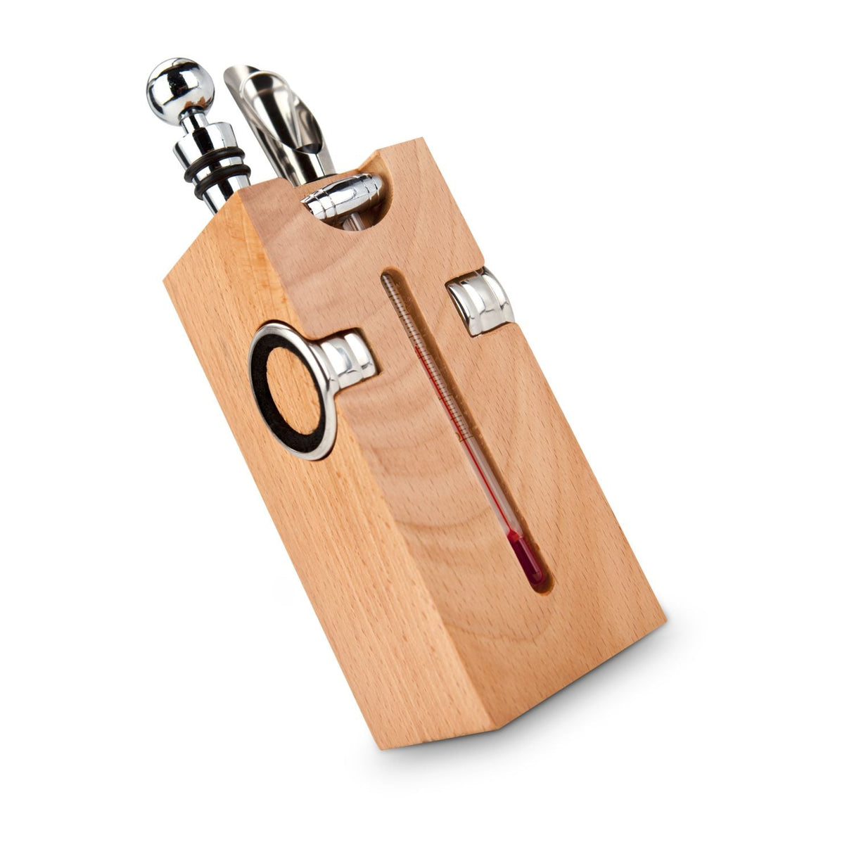 Accessoires pour le vin ROMINOX®//bloc de hêtre